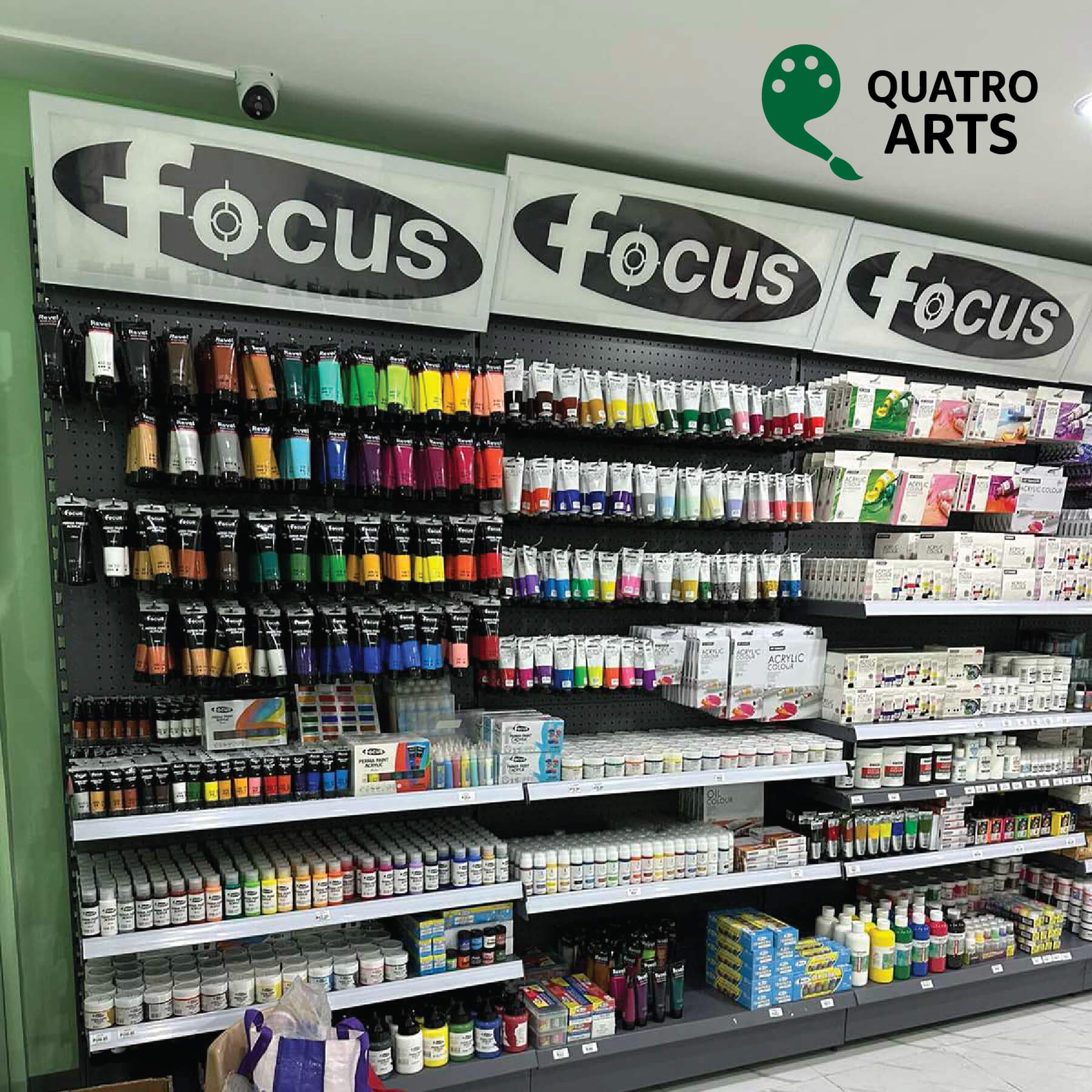 Young artists collaborating in a creative hub